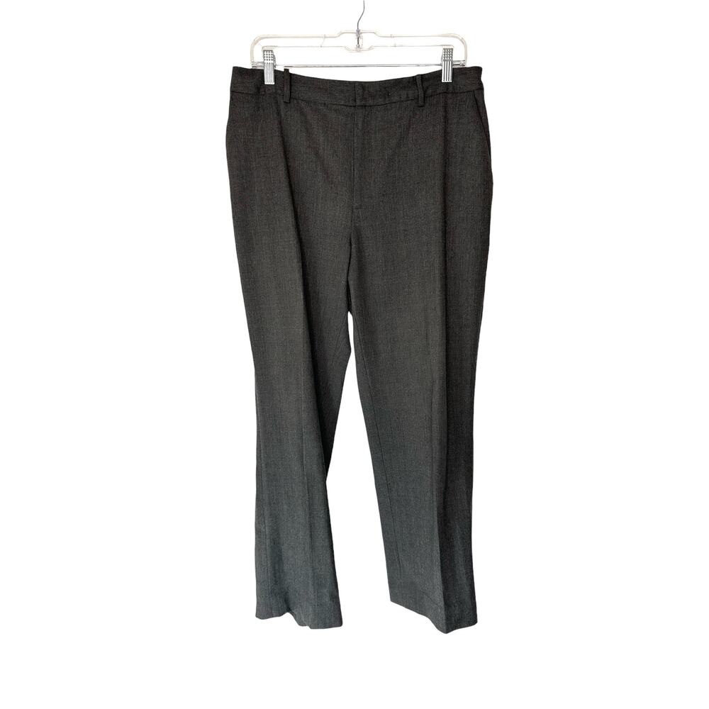 Ralph Lauren Gray Office Career Wool Blend Straight Leg Dress Pants Size 12‎